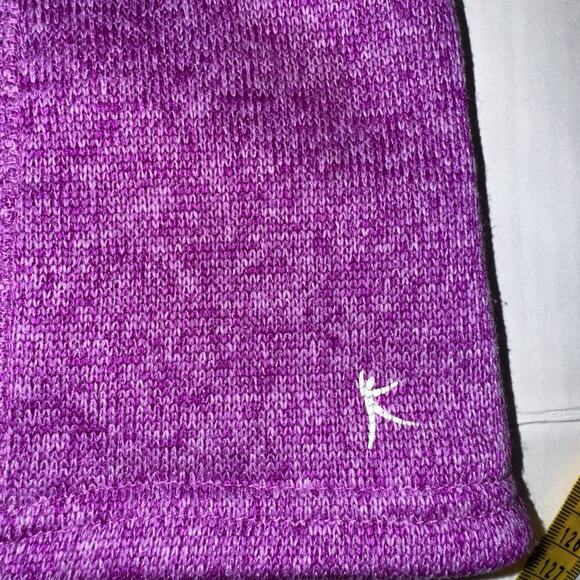 Danskin Now Womens L Fleece Zip Jacket Mockneck Autumn Lightweight Cozy Outdoor - Picture 9 of 10